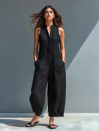 Marceline | Mono Negro Cuello Alto
