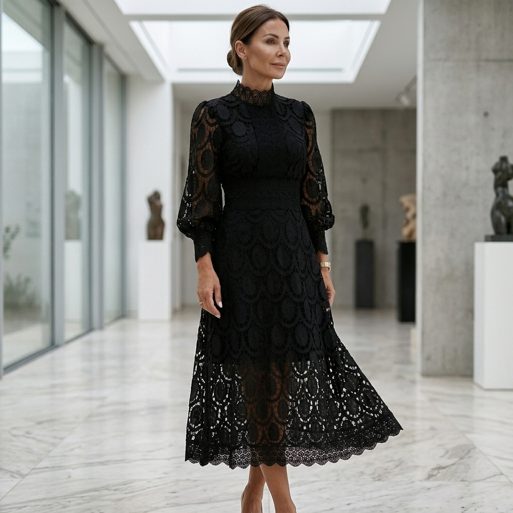 Eloah | Vestido midi de encaje