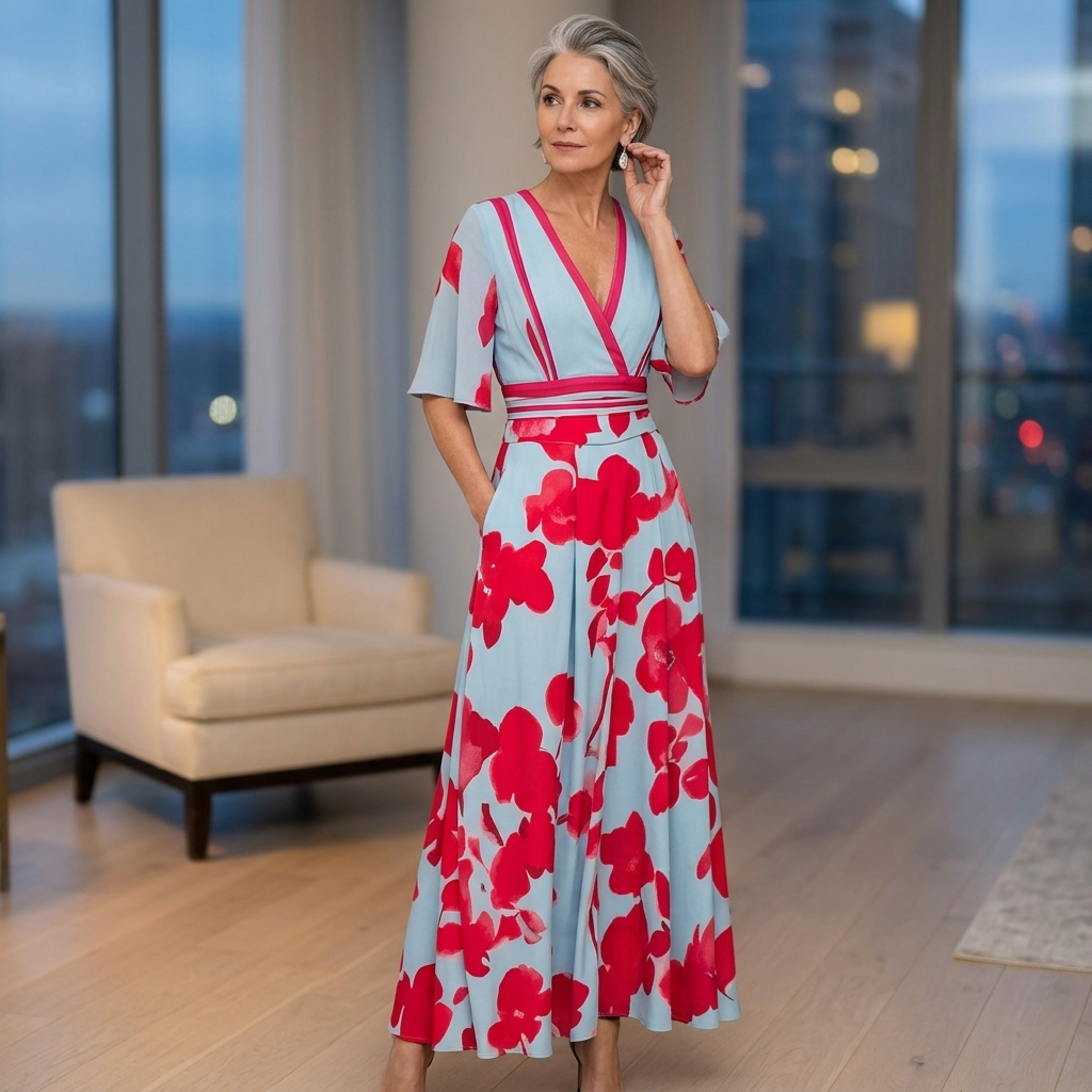 Eliana | Vestido A-line floral