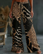Christa | Pantalón cómodo con estampado de leopardo