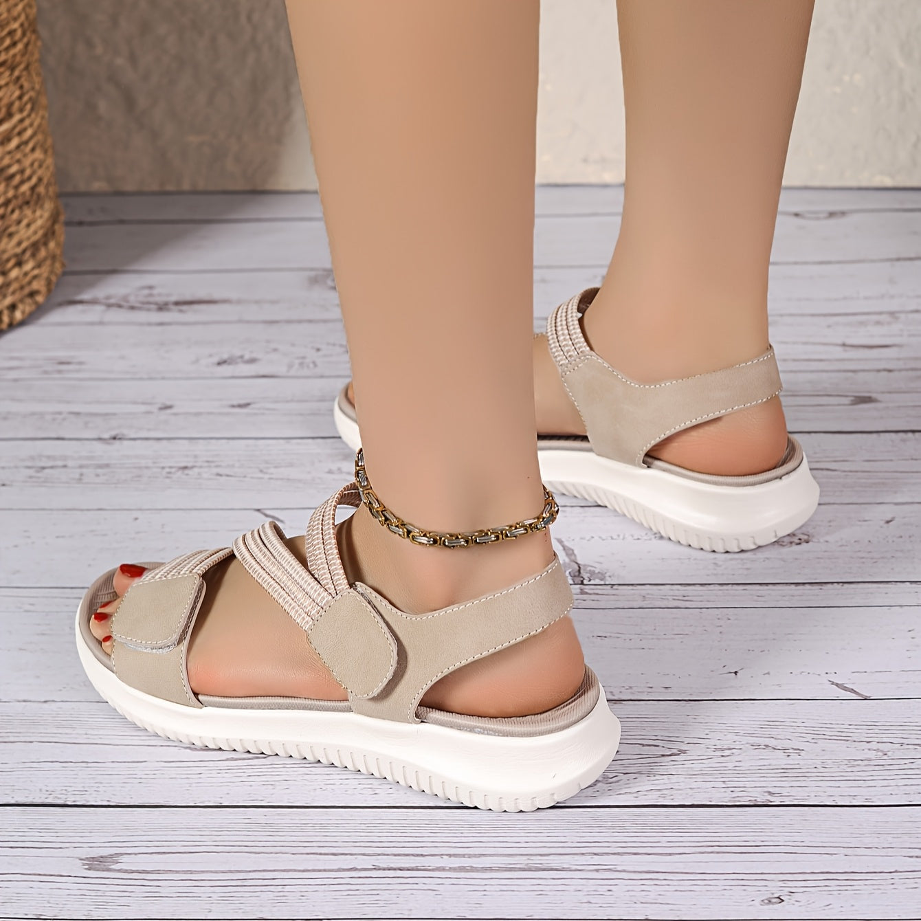 Sandales Orthopédiques Velara en Cuir Élégant – Maison Claire et Sylvie