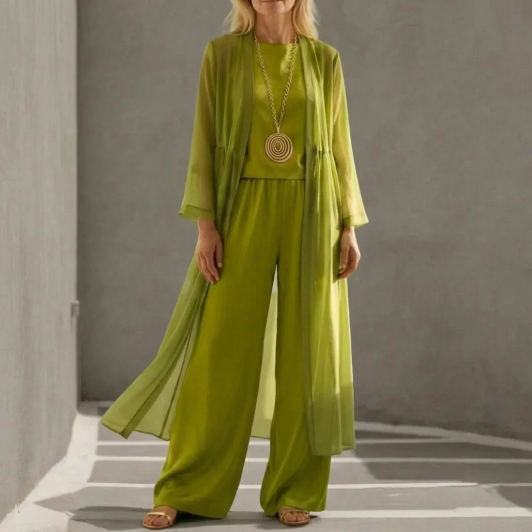 Elvira™ | Conjunto Elegante y Cómodo de Tres Piezas