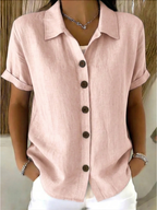 ZARA BUTTON FRONT BLOUSE