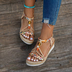 Sandales Orthopédiques Élégantes Faith en Cuir Luxe - Maison Claire et Sylvie