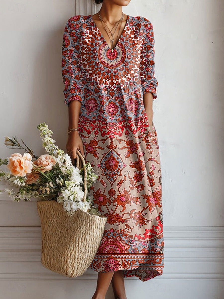 Gabrielle | Vestido midi medallón vintage