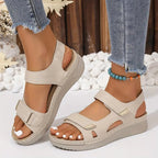 Sandales Orthopédiques Élégantes en Cuir - Maison Claire et Sylvie