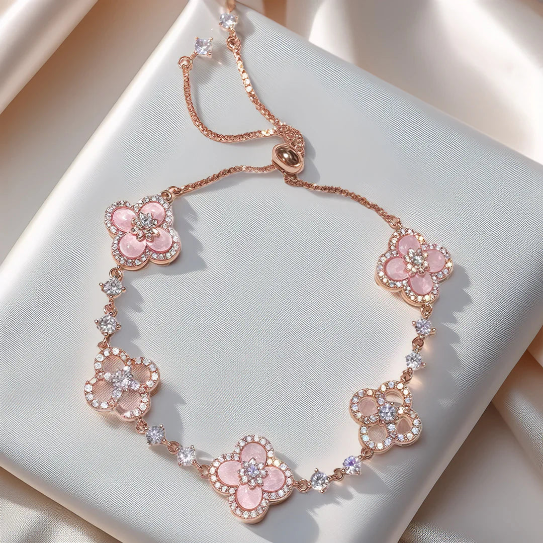 Pulsera Flor Brillante