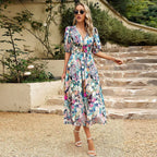 Orina | Vestido elegante con escote en V