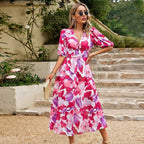 Orina | Vestido elegante con escote en V