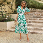 Orina | Vestido elegante con escote en V