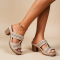Sandales Orthopédiques Élégantes Abby en Cuir Luxe