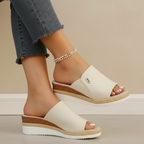 Sandales Ergonomiques Talia en Cuir de Luxe – Élégance Inégalée