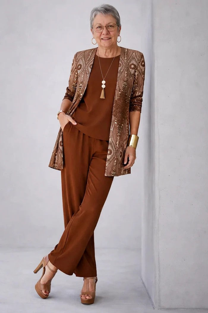 Jenilyn | Conjunto tres piezas elegante