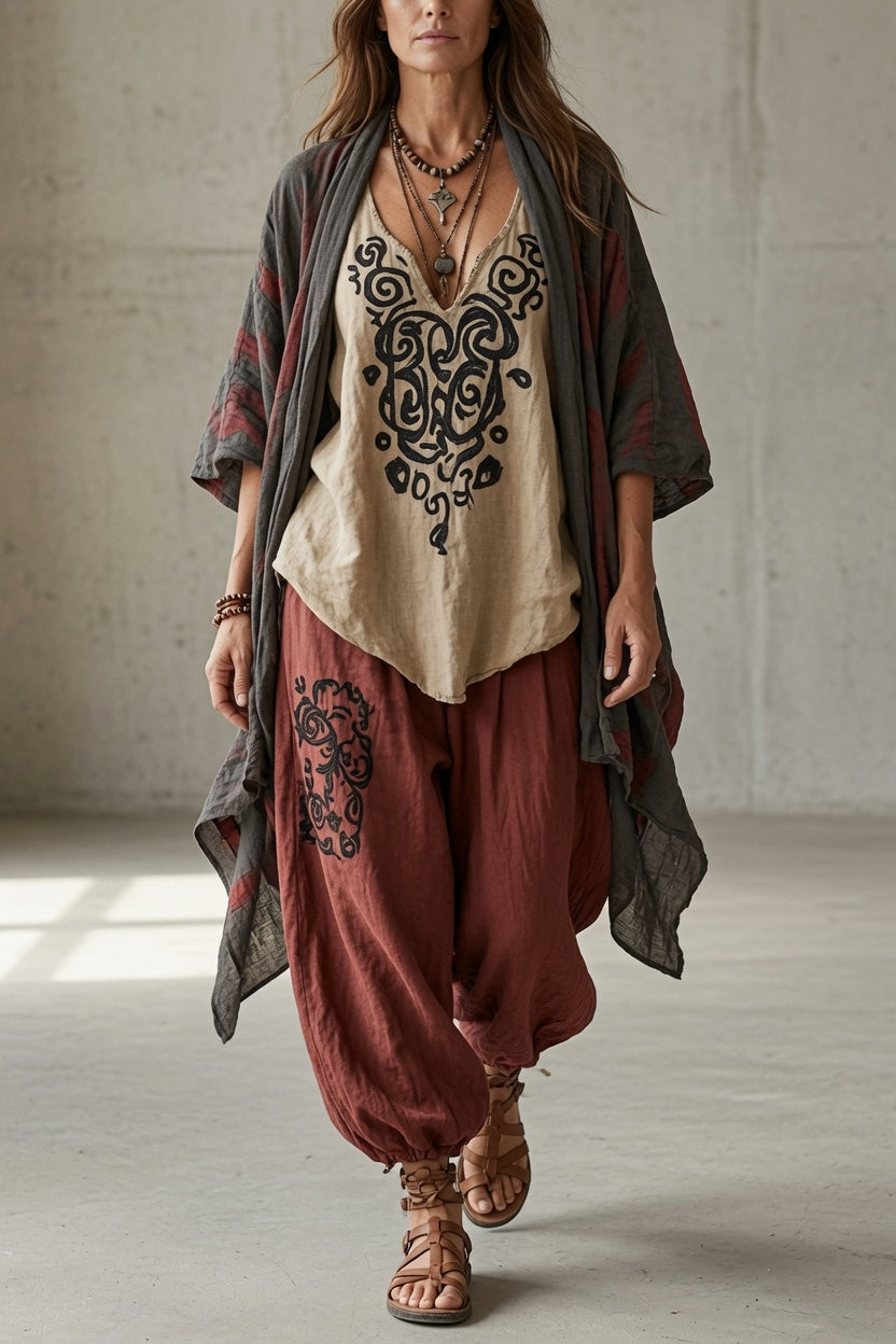 Tara | Conjunto Boho de Tres Piezas