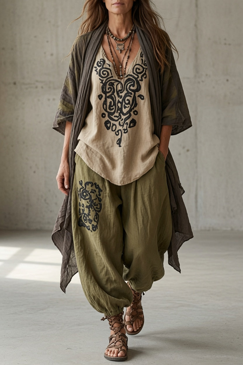 Tara | Conjunto Boho de Tres Piezas