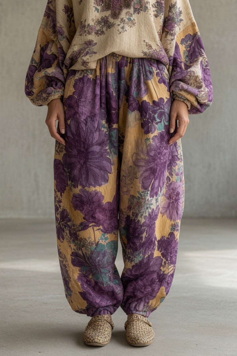Amélie | Conjunto Boho Blusa Estampada