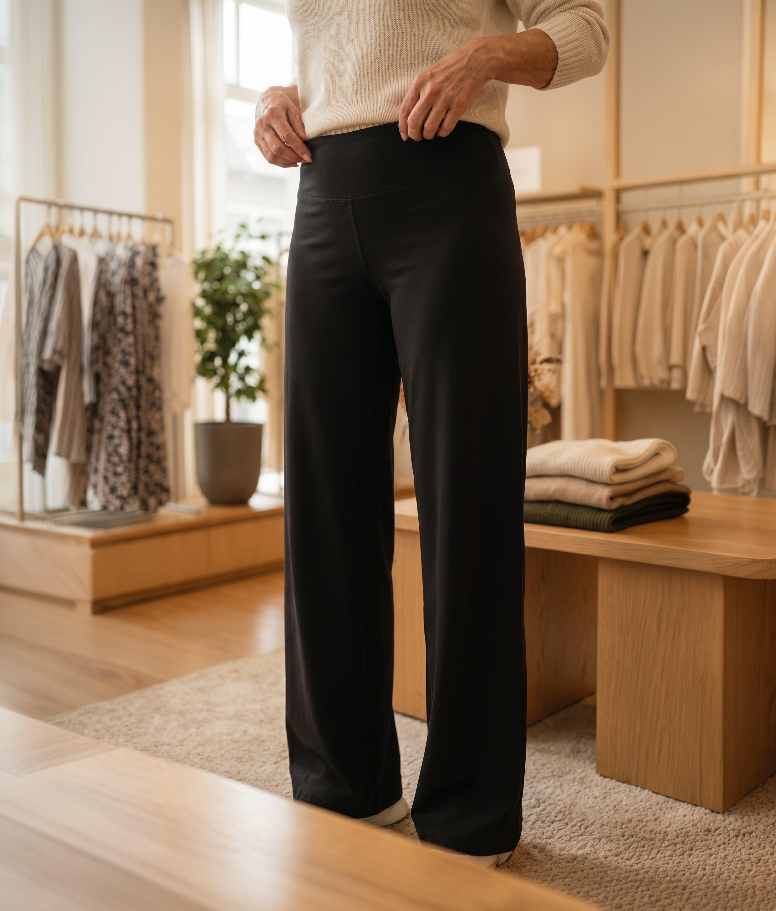 Ria | Pantalón elástico cómodo de talle alto