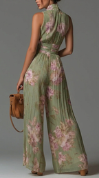 Mono Zsófia Verde | Plisado en Chiffon