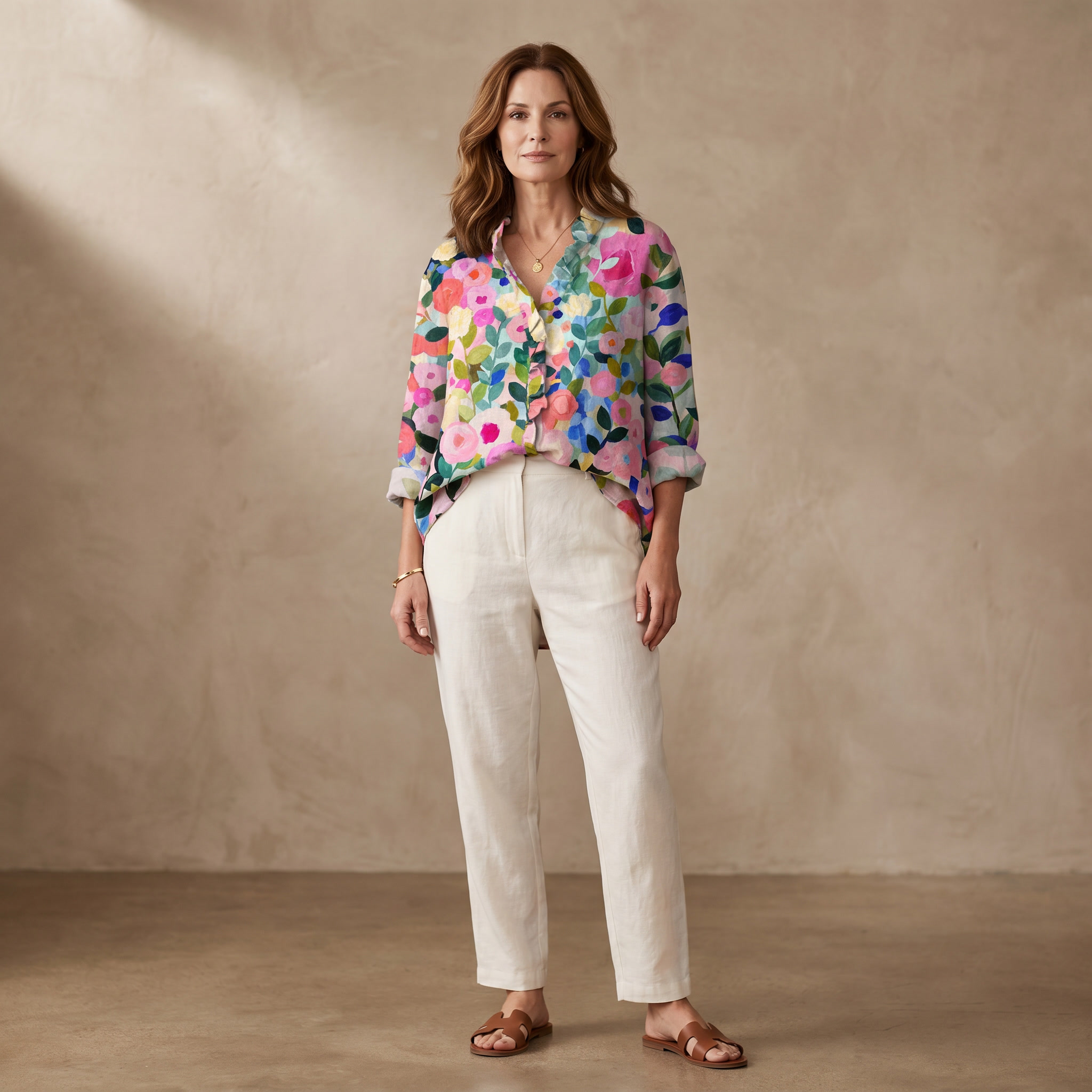 Margot | Blusa estampado de artista