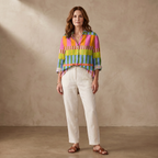 Margot | Blusa estampado de artista