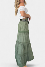 Dola | Falda maxi boho con encaje