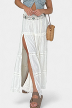 Dola | Falda maxi boho con encaje