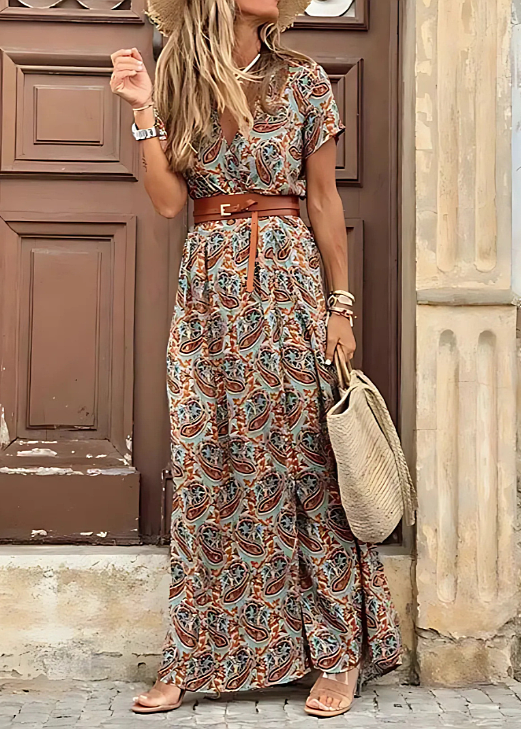 Sarisa | Vestido maxi boho