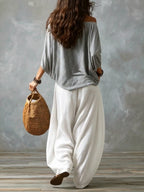 Morgane | Conjunto Boho Hombros Descubiertos
