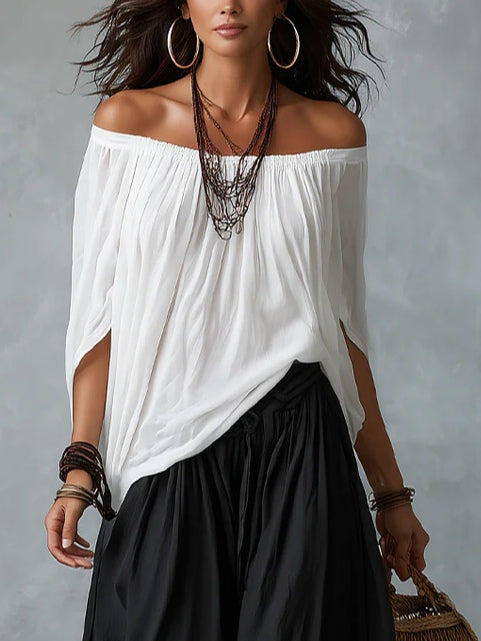 Morgane | Conjunto Boho Hombros Descubiertos