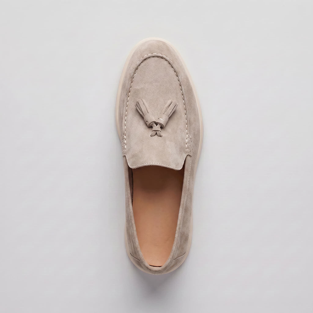 Capri | Mocasín de ante con borlas