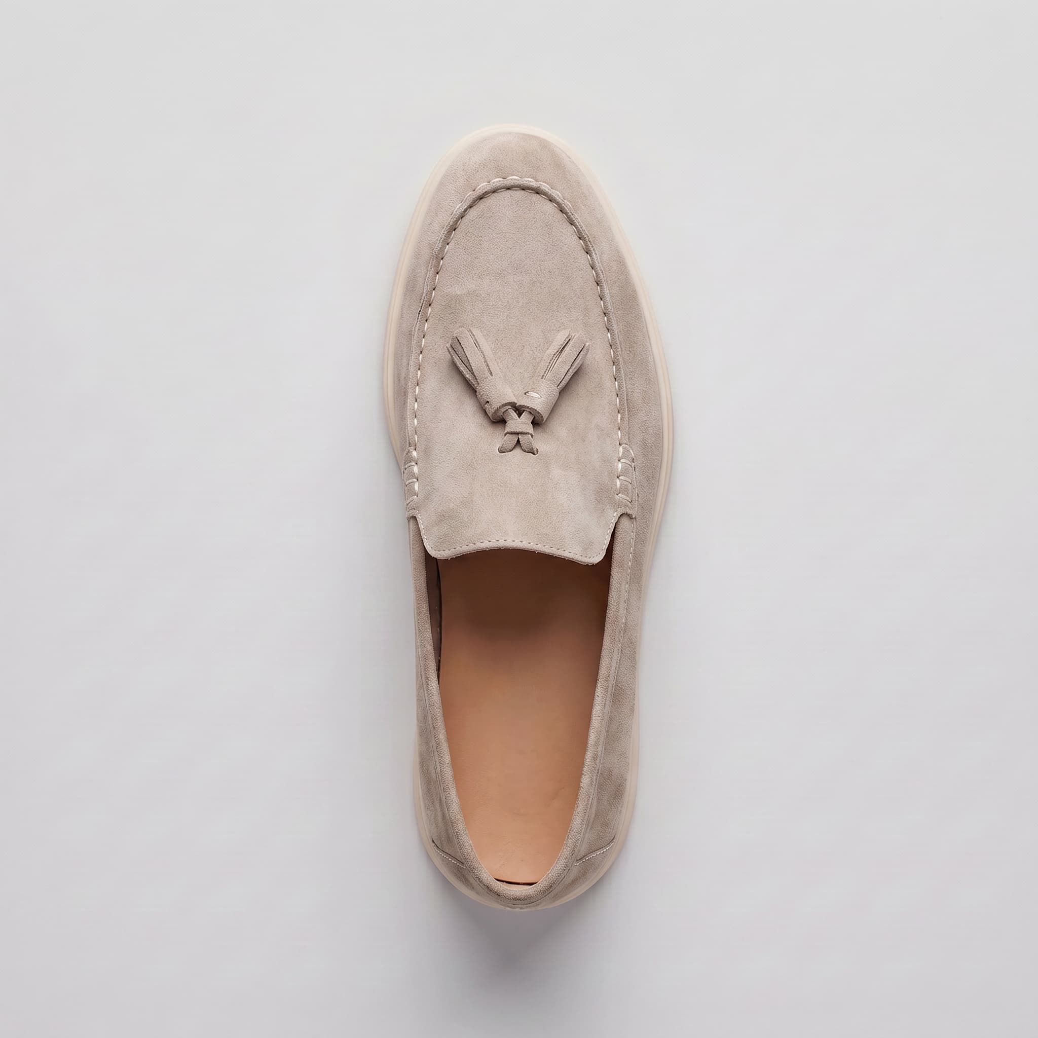 Capri | Mocasín de ante con borlas