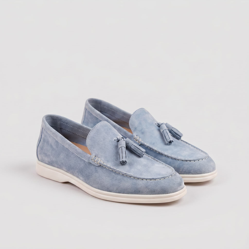 Capri | Mocasín de ante con borlas