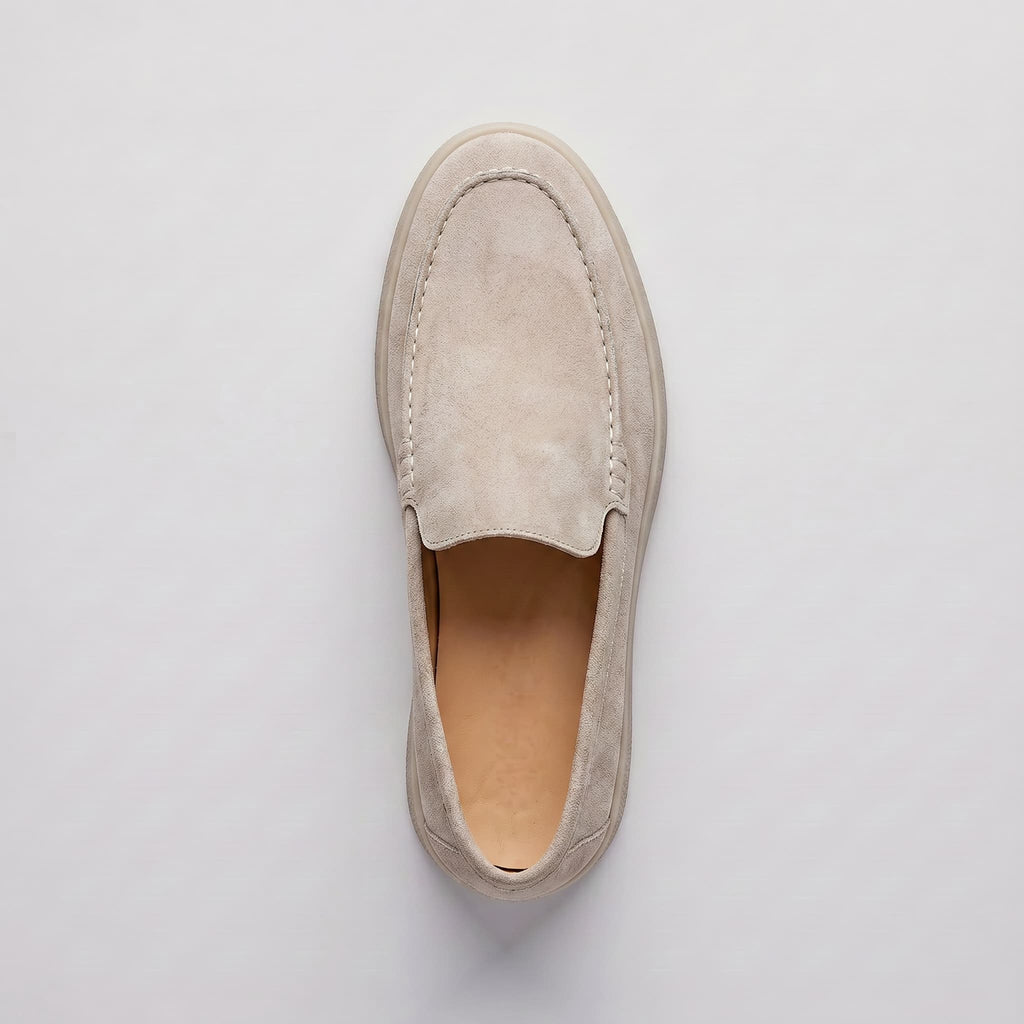 Forte | Mocasín de ante con suela acolchada