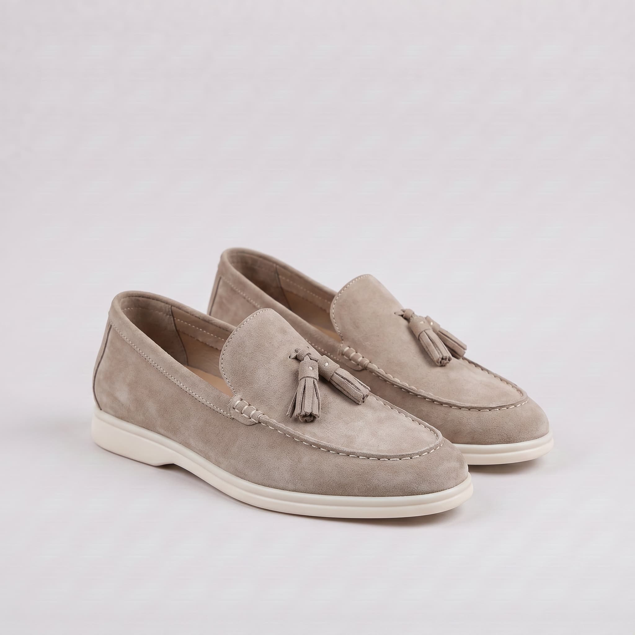 Capri | Mocasín de ante con borlas
