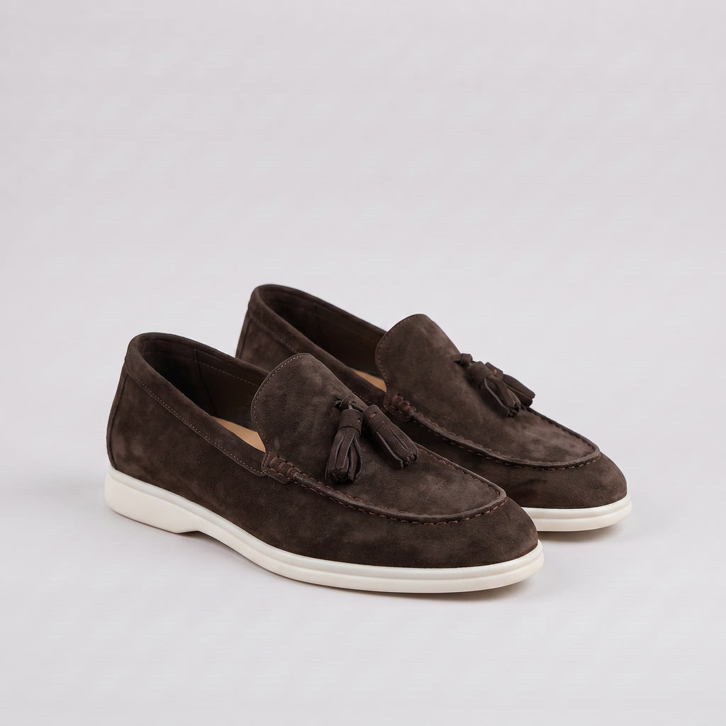 Capri | Mocasín de ante con borlas