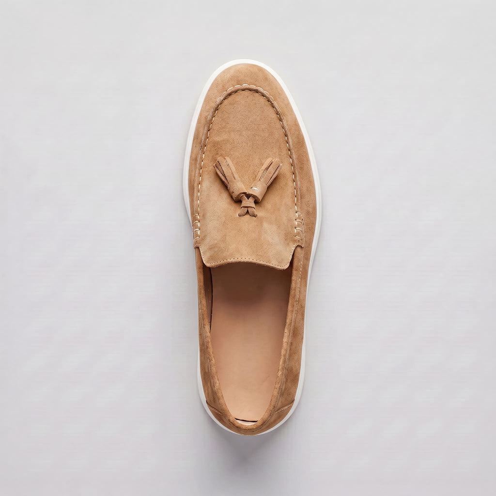 Capri | Mocasín de ante con borlas