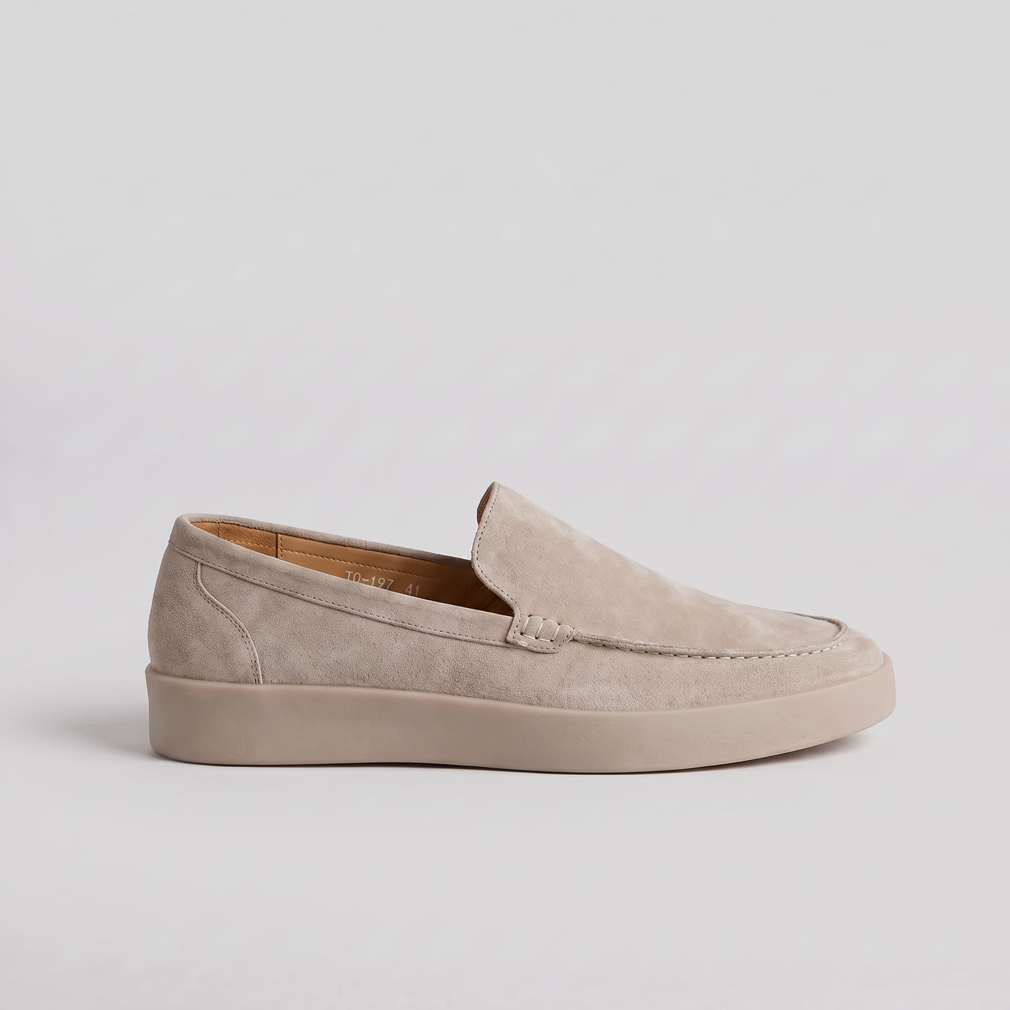Forte | Mocasín de ante con suela acolchada