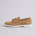 Capri | Mocasín de ante con borlas
