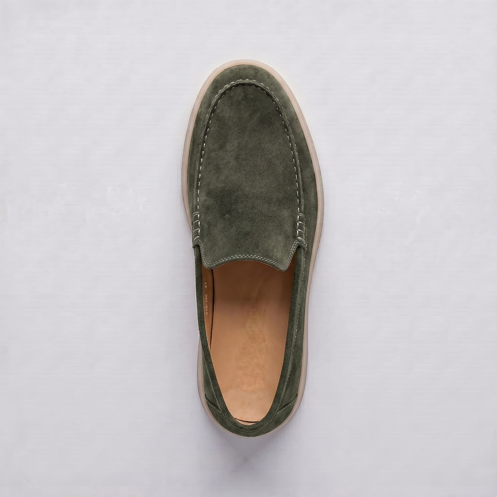 Forte | Mocasín de ante con suela acolchada
