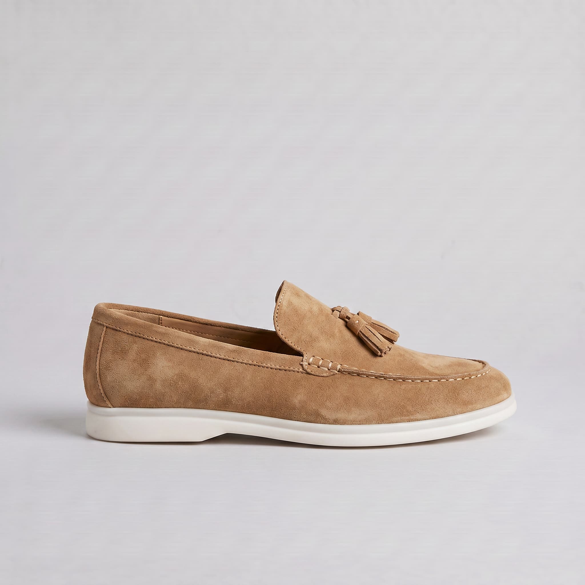 Capri | Mocasín de ante con borlas
