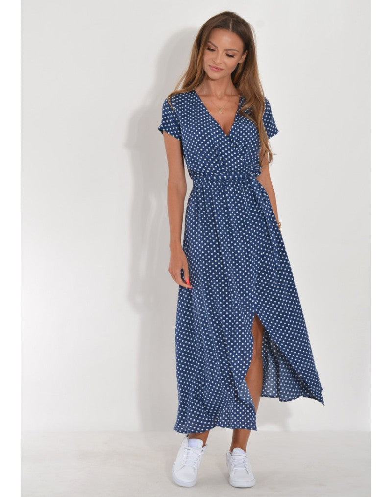 Talia | Vestido floral con escote en V