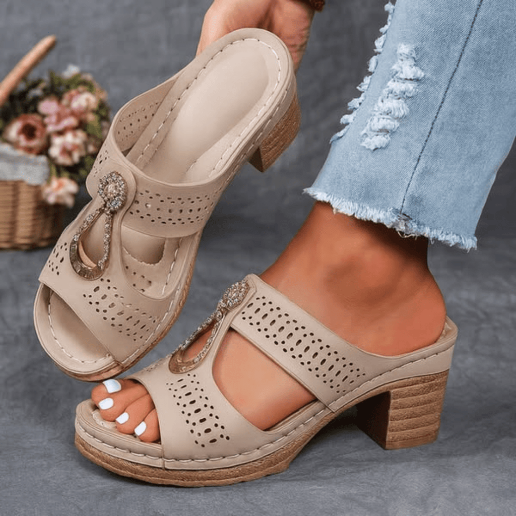 Sandales Orthopédiques Élégantes Nora - Confort et Chic intemporel