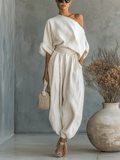 Mila™ | Conjunto 2 piezas escote bardot