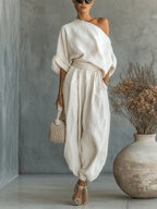 Mila™ | Conjunto 2 piezas escote bardot