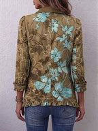 Sundara | Chaqueta Floral Vintage Degradado con Volantes