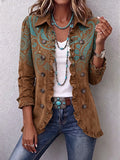 Goldenridge | Chaqueta Paisley con Volantes