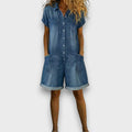 Joan | Shorts Vintage Efecto Vaquero