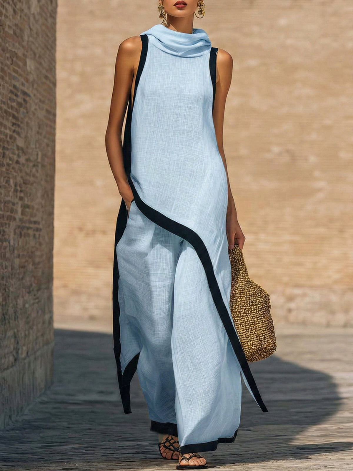 Alma | Conjunto elegante en lino y algodón