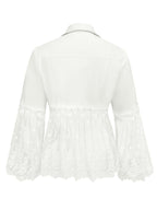 Sunnelace | Chaqueta con Paneles de Encaje