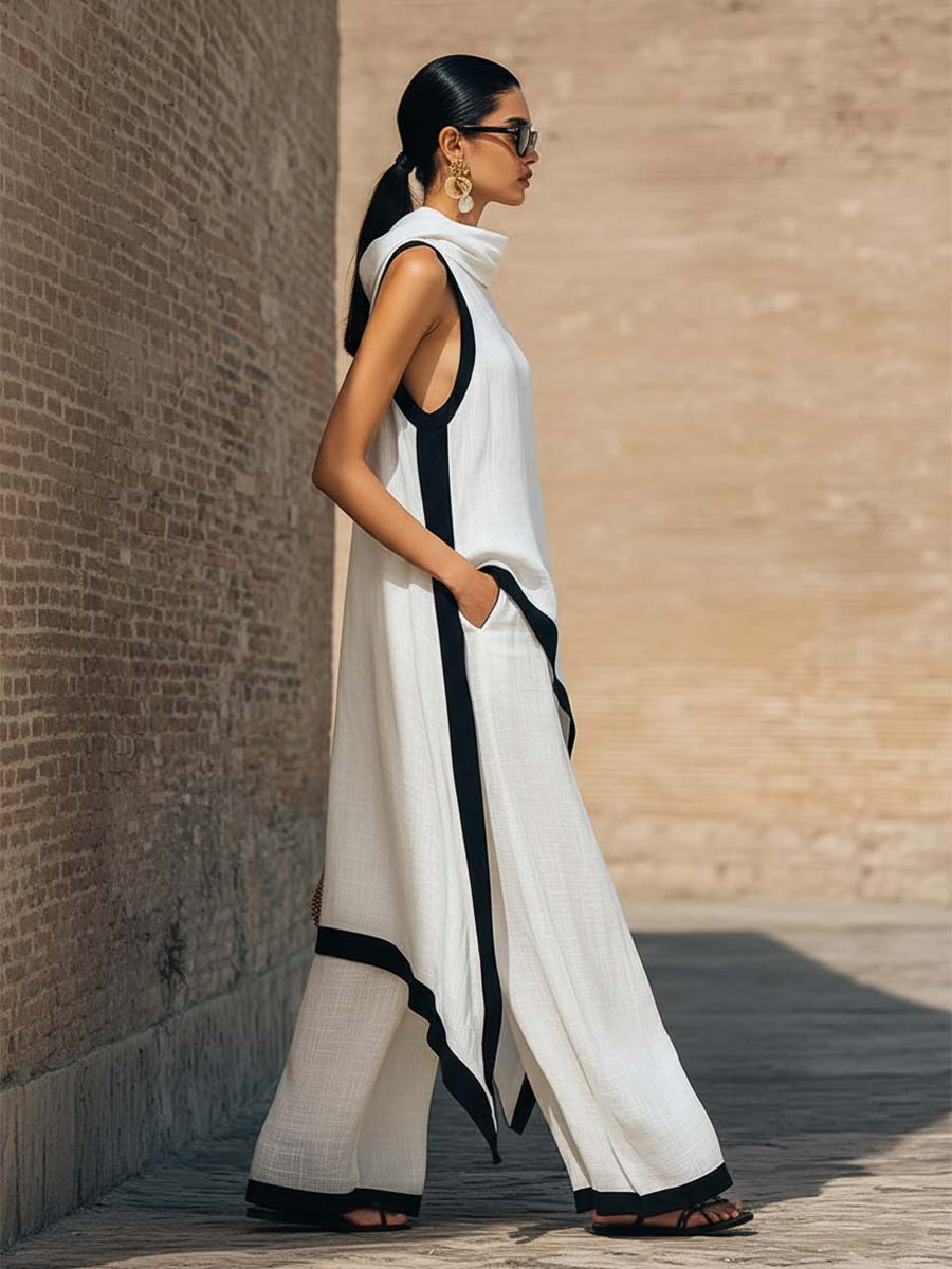 Alma | Conjunto elegante en lino y algodón
